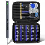 120 in 1 t&auml;ppis elektriline kruvikeeraja komplekt Mini juhtmeta juhtmevabad bitid Xiaomi mobiiltelefonile m&otilde;eldud mobiilsele s&uuml;learvutile 120 in 1 screwdriver