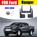 ste 4pcs FOR Ford Ranger pickup Mud flaps Fender splash Mudguards Flap Mud Fenders Mud Guard  car accessories auto styline