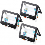 3 tk ID-kaardi hoidja kahepoolsete akendega, horisontaalne k&otilde;va l&auml;bipaistvast plastikust &uuml;mbris, kontori ID-kaardi kaitse A roosa