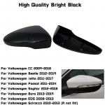 K&uuml;ljepeegli kaaned Volkswagen Golf 6 GTI 7 MK7 R jaoks MK6 Scirocco jaoks (S&uuml;siniku v&auml;limus) Passat B7 B8 Polo 6R 6C MK5 PLUS Black -1
