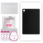 apgo Protective Skin Sticker for the back compatible with Teclast M40 Air, Wrap Film, Foil, Vinyl - Pattern Carbon Black