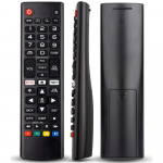 AKB75095307 universaalne kaugjuhtimispult, mis &uuml;hildub LG Smart TV LED OLED LCD UHD HDTV Plasma Magic Webos 3D 4K UHD HDR NanoCell jaoks must