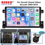 Android autoraadio Suzuki Grand Vitara 3 2005 2012 2013 2014 2015 jaoks Multimeediam&auml;ngija Navigatsioon GPS 2 DIN Stereo DVD 2+64+4led