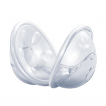 2 tk rinnakarbid Mugavad imetamistopsid, ilma raisku l&auml;inud silikoonpiima kogujad valusate nibude jaoks piimahoidja 2pcs