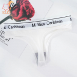 1 tk Naiste &otilde;mblusteta puuvillased stringid alusp&uuml;ksid kiri lai v&ouml;&ouml; G-string madala v&ouml;&ouml;kohaga p&uuml;ksid aluspesu M valge