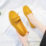 Naiste kingad Balleti kingad naiste seemisnahast vabaaja tossud Zapatos Mujer lamedad kingad emale moekingad 43 must