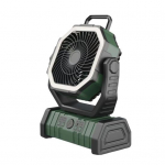 Matkaventilaator Laetav 20000 mAh akuga t&ouml;&ouml;tav kaasaskantav ventilaator LED-valgusega kaugjuhtimispuldiga Power Bank Funktsioon 4-k&auml;iguline 270-kraadine p&ouml;&ouml;rlev laud