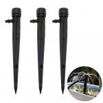 50 tk Reguleeritav 8 auguga tilguti 360 kraadi sprinkler Aiandus Aiandus Kastmisotsik Aia kastmist&ouml;&ouml;riistad CHINA must