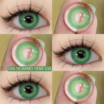 AMARA v&auml;rvilised pupillid silmadele Roheline silmav&auml;rv L&auml;&auml;ts sinine v&auml;rv Kontaktid Hall l&auml;&auml;ts Naturaalne pruun objektiiv Tasuta kohaletoimetamine Kiire kohaletoimetamine