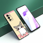 Armas kawaii kassi telefoni&uuml;mbris OnePlus 7T 8T 9RT 10R Pro 6T Nord 2T CE2 N10 N20 N100 N200 ACE 5G pehme TPU must kate OnePlus 6