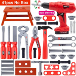 Kids Toolbox Kit Haridusm&auml;nguasjad Simulatsioonid Remondit&ouml;&ouml;riistad M&auml;nguasjad Puurimine Plastikust M&auml;ng Tehnika&otilde;pe Pusle M&auml;nguasjad Kingitused poisile