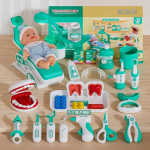 Arsti m&auml;nguasjakomplekt Rollim&auml;ng Simulatsioon Meditsiiniline laste stseen M&auml;ng Hambaarsti &otilde;de T&ouml;&ouml;riistad Meditsiiniasutuse m&auml;nguasjade kingitused