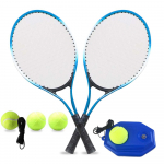 Laste tennisereketid koos tennisepallitennisetreeneriga algajatele lastele