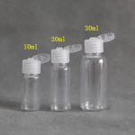10ml 20ml 30ml 50ml 60ml 100ml Plastikust Reisi Klappkaanega Losioonipudelid T&uuml;hjad Pigistuspudelid &Scaron;ampoon Tualettartiklite Mahutid 20tk 100ml&pet