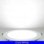 10 tk/partii DC 12V 24V LED s&uuml;vistatav valgusti 5W 9W 12W 15W 18W s&uuml;vistatav laevalgusti 3/4/5 tolline &uuml;mar paneel s&uuml;vistatav valgusti prožektor DC24V 5W&Silvery