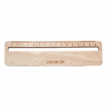 Puidust laste joonlaud, vastupidav ja t&auml;pne skaala, sentimeetrid, millimeetrid, v&auml;ike joonlaud, kerge kaasaskantav kooli klassiruumi &otilde;pilastele isetegemine k&auml;sit&ouml;&ouml; m&otilde;&otilde;tmine B