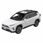 1/22 Toyota RAV4 maastur sulamist survevalu mudelauto m&auml;nguasi 6 ust saab avada T&otilde;mba tagasi Heli ja tulega s&otilde;idukim&auml;nguasjad Kollektsioneeritavad esemed Kingitused valge