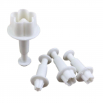 4 tk / komplekt lillekolb Fondant l&otilde;ikur Sugarcraft kookide kaunistamise t&ouml;&ouml;riistad isetegemise k&uuml;psiste stamper k&uuml;psetustarvikud &uuml;mmargused