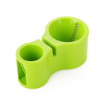 Spiralizer-nuudli-k&ouml;&ouml;giviljal&otilde;ikur suvik&otilde;rvitsapasta spagetispiraalide valmistaja Julienne koorija roheline