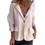 Naiste &uuml;likond mantel rev V-kaelusega pikkade varrukatega &uuml;hev&auml;rviline &uuml;likond jakk Kevad-s&uuml;gis &uuml;hev&auml;rviline klapp taskud &auml;ririided XL roosa