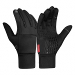 1 paar talviseid rattakindaid Tuulekindlad veekindlad puutetundlikud libisemisvastased termilised k&uuml;lma ilmaga meeste naiste mootorrattas&otilde;idukindad XL must