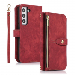 Samsung S23 mobiiltelefoni nahk&uuml;mbris, sobib A53 5G Dream Nine Card mobiiltelefoni &uuml;mbrisele, uus t&otilde;mblukuga kaitse&uuml;mbris S23 punane