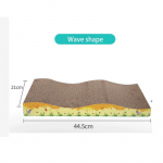 Kassik&uuml;&uuml;nislaud Vastupidav ilma prahita mitme kujuga Kulumiskindel integreeritud lihvimine Lainepapist lemmikloomade m&auml;nguasjad