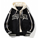 Jakk Meeste ja Naiste S&uuml;gis-Talve Sadamastiilis Kirjaprindiga Trendikas Br&auml;nd T&ouml;&ouml;riietus Vabaaja Suur Suurus Paaridele &Uuml;laosa M