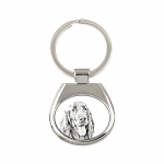 English setter, Lawerack, Laverack I - keychain with a dog, keychain with a print, personalized pendant from the Art-Dog brand