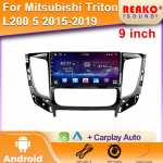 K&otilde;rge j&otilde;udlusega auto raadio Mitsubishi Triton L200 5 2015-2019 jaoks Androidi peak unit GPS-i, multimeedia, navigatsiooni, Carplay, DVD-ga 4 core 1GB+32GB carplay