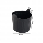 Vahasoojendaja kuumuskindel asendus silikoonkausid karvaeemaldusvaha segamispulgaga, mittekleepuva panniga karvaeemaldus Beauty must