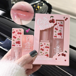 GEGE BEAR Huulehoolduskomplekt, huulepalsam huulel&auml;ike&otilde;liga niisutav ja niisutav kuivad huuled 2PCS /SET