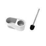 Moodne h&uuml;gieeniline WC-hari Seinale kinnitatav rippuv WC-harjahoidja Korraldaja Vannituba