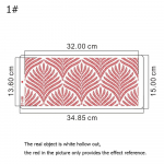 Koogi &scaron;abloonid Plastikust pitsist koogi &auml;&auml;riste &scaron;abloon koogi servade kaunistamiseks mall vormi koogi kaunistamiseks 1