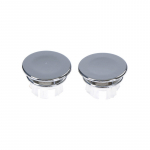 2 tk &uuml;mmargune &uuml;levoolukate, korrastatud trimmiga kroomitud vannitoa kraanikaussi varuosade vahetus