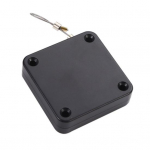 Automaatne ukse sulgur terastrossiga, reguleeritav, ilma puurimiseta, isekleepuv seinakinnitus, vannituba must