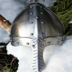 Keskaegne normanni viikingi soomuskiiver 18GA SCA LARP lahingukiiver viikingiterasest kiiver gray