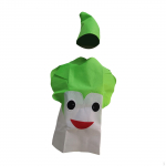 Child Fruit Costume with Hat Set Cartoon Props Dressing up for Stage Performance Durian