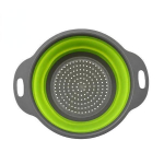 Silikoonist kokkupandav k&ouml;&ouml;giviljakorvi kokkupandav pesun&ouml;&ouml;r k&auml;epidemega puuvilja-juurviljafiltrikorviga punane