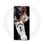 Coque Maniacase pour Xiaomi Redmi Note 12 Pro 5G Victor Wembanyama n&deg;1 San Antonio Spurs Dunk