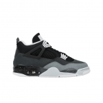 Air Jordan 4 Retro Fear 2024 Meeste Tossud Must Valge Antratsiit FQ8138-002 42.5