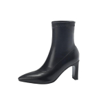 Suurused 34-45 Naiste Fetish Suede Pahkluusaapad Stiletto K&otilde;rged Kontsad L&uuml;hikesed Terava Otsaga Kontsad Kontori Daam &Uuml;hev&auml;rvilised L&uuml;hikesed Saapad Must Nude 10.5 black