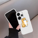 Cartoon Cat pehme silikoon&uuml;mbris Xiaomi Redmi Note 13 Pro 13C 14 Samsung A55 A35 A34 M35 S24 iPhone Huawei Honor 200 90 X7 Realme 9 p&otilde;rutuskindlale &uuml;mbrisele Samsung Galaxy S9 Plus lilla