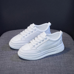 Moodsad V&auml;ikesed Valged Kingad Naistele 2024 S&uuml;gis Uued Naiste Lamedad Tossud Vulkaniseeritud Platvormkingad Vabaaja Jooksukingad Zapatos De Mujer 35 white