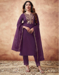 India naiste disainer Kurta Pant Dupatta peokomplekt, Bollywoodi tuunika, Salwari &uuml;likond Kurti S veini