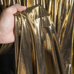 100x150cm Spandex Vedel Metallik Kangas Tantsuriiete Kost&uuml;&uuml;mide Kleitide Retuuside Taustakaunistuste R&otilde;ivaste Disaineri jaoks 100x150cm