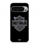 Coque - HARLEY DAVIDSON - Google Pixel 9 Pro - Souple - Silicone - Gris et Noir