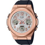 CASIO Women's Baby-G MSG-W610G-1AJF [BABY-G G-MS] Round Watch Black Resin *Stainless Steel