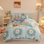 Antistaatiline talvine tekikott Paks fliis Soe flanell Korall Kahepoolne samet Voodipesukate Pehme nahas&otilde;bralik voodipesukomplekt 1PC 220x240cm