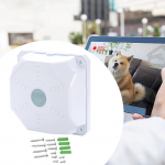 Camera Base Junction Box Dome Mount Parts Easy to Use Waterproof Indoor Cover valge